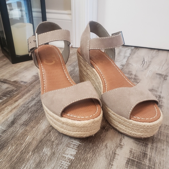 Circus by Sam Edelman Delilah Tan Wedge Espadrille Heel Size 8 - Picture 2 of 13